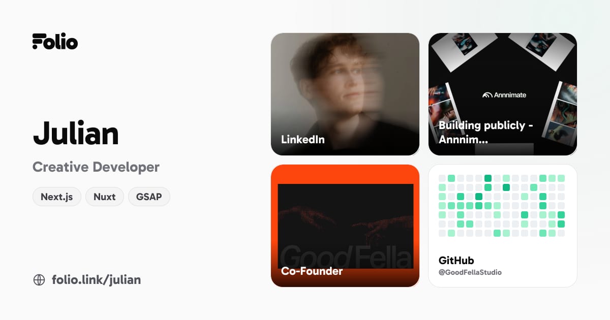 Julian on Folio